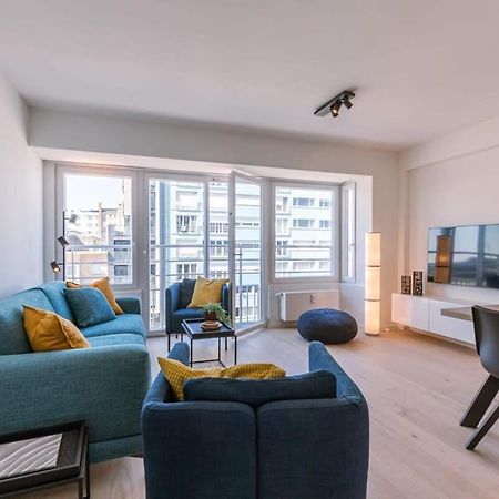 Huswell - Lovely Apartment With Lateral Sea View And Parking 奥斯滕德 外观 照片